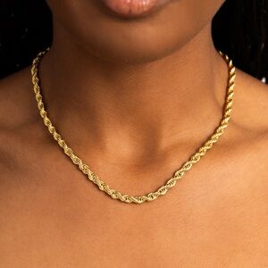 6mm Rope Chains Stainless Steel